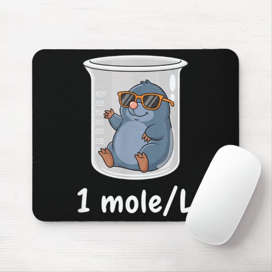 Tapis De Souris Science &amp; Technology Funny Chemistry 1 Mole L  (Avec souris)