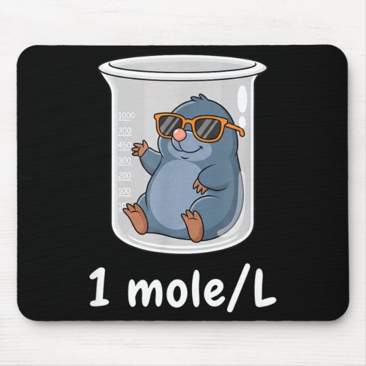 Tapis De Souris Science &amp; Technology Funny Chemistry 1 Mole L  (Devant)