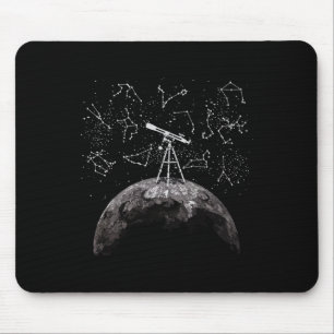 Tapis De Souris Science de la Lune - Professeur d'astronomie, Astr