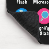 Tapis De Souris Science keeps you curious (Coin)