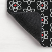 Tapis De Souris Science Lover noir et rouge Atom Mousepad (Coin)