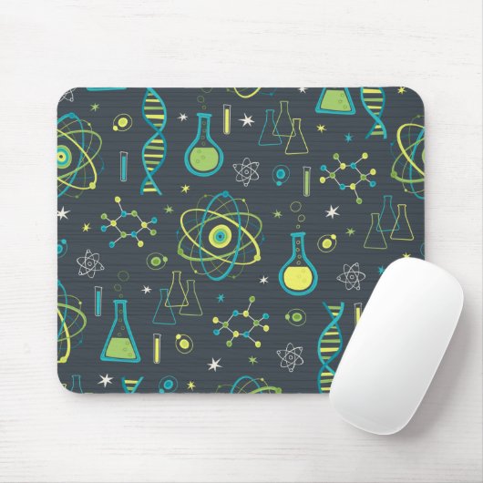 Tapis De Souris Science moderne du milieu du siècle (Avec souris)