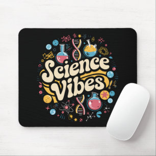 Tapis De Souris Science Vibes Groovy Première Journée de Rentree S