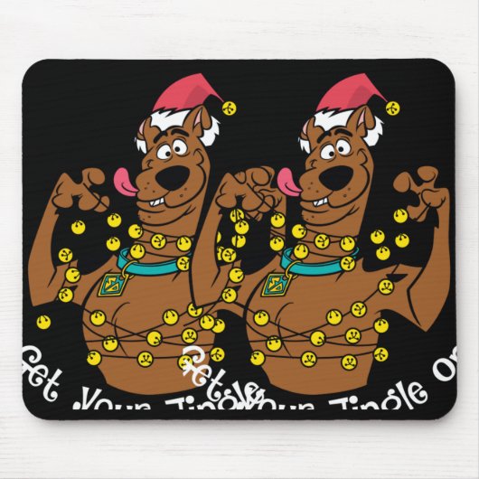 Tapis De Souris Scooby Doo Get Your Jingle On T Shirt (Devant)