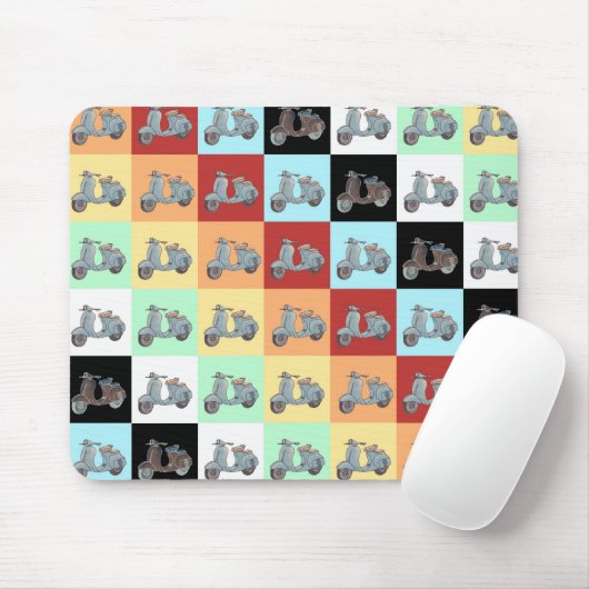 Tapis De Souris Scooters Mousepad (Avec souris)