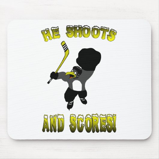 Tapis De Souris Score de pingouin Mousepad (Devant)