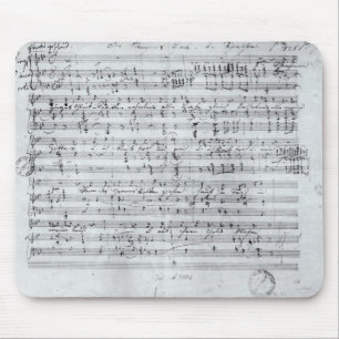 Tapis De Souris Score manuscrit pour le 'DES trouvé Sangers Habe