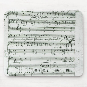 Tapis De Souris Score manuscrit pour le 'Hektors trouvé Abschied