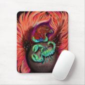 Tapis De Souris Scorpio, signe zodiaque (Avec souris)