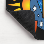 Tapis De Souris Scorpion abstrait Mousepad (Coin)