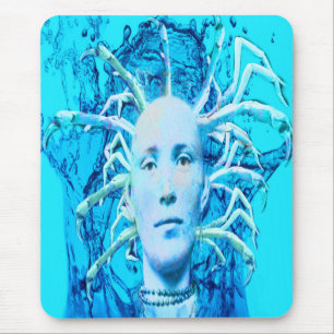 Tapis De Souris Scorpion bleu