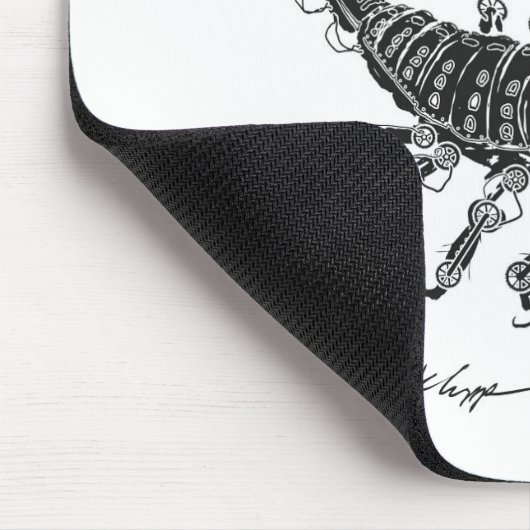 Tapis De Souris Scorpion Mousepad de Steampunk (Coin)