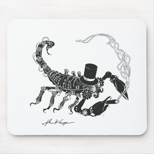 Tapis De Souris Scorpion Mousepad de Steampunk (Devant)