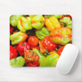 Tapis De Souris Scotch Bonnet Chillies (Avec souris)