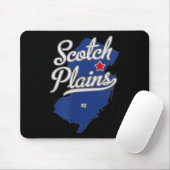 Tapis De Souris Scotch Plains New Jersey Nj Map (Avec souris)