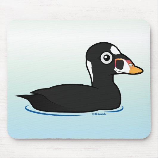 Tapis De Souris Scoter Surf Birdorable (Devant)