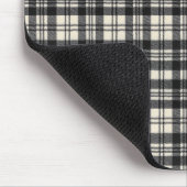 Tapis De Souris Scott Black and White Original Scottish Tartan (Coin)