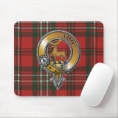 Tapis De Souris Scott Tartan & Badge (Avec souris)