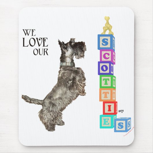 Tapis De Souris Scottie Finds a Prize (Devant)