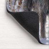 Tapis De Souris Scottish Deerhound Laissez-le neiger Noël (Coin)