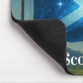 Tapis De Souris Scottish flag Mousepad (Coin)