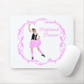 Tapis De Souris Scottish Highland Dancer Celtic Knotwork rose (Avec souris)