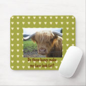 Tapis De Souris Scottish Highlands Steer Humour - Mousepad (Avec souris)