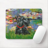 Tapis De Souris Scottish Terrier 12 - Lilies 2 (Avec souris)