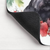 Tapis De Souris Scottish Terrier Christmas Wreath Festive Pup (Coin)