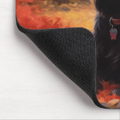 Tapis De Souris Scottish Terrier en automne Leaves Fall Inspire (Coin)