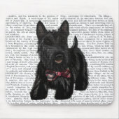 Tapis De Souris Scottish Terrier et Bow (Devant)