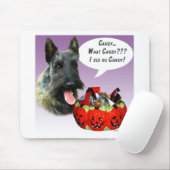 Tapis De Souris Scottish Terrier Halloween Candy (Avec souris)