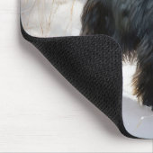 Tapis De Souris Scottish Terrier Laisser Il Neige Noël (Coin)