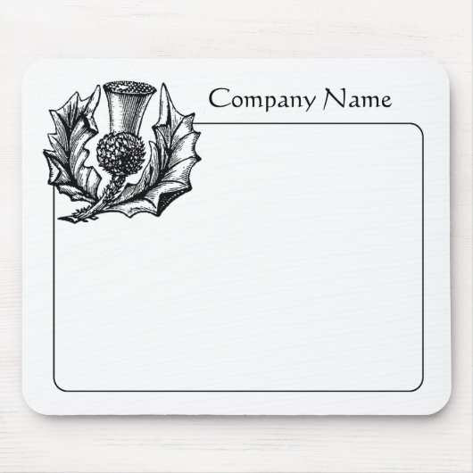 Tapis De Souris Scottish Thistle Graphic (Devant)