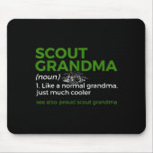 Tapis De Souris Scouting Funny Scout Grandma Definition Proud Scou (Devant)