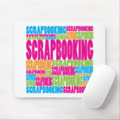Tapis De Souris Scrapbooking coloré (Avec souris)