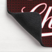 Tapis De Souris Script blanc de poussette (Coin)