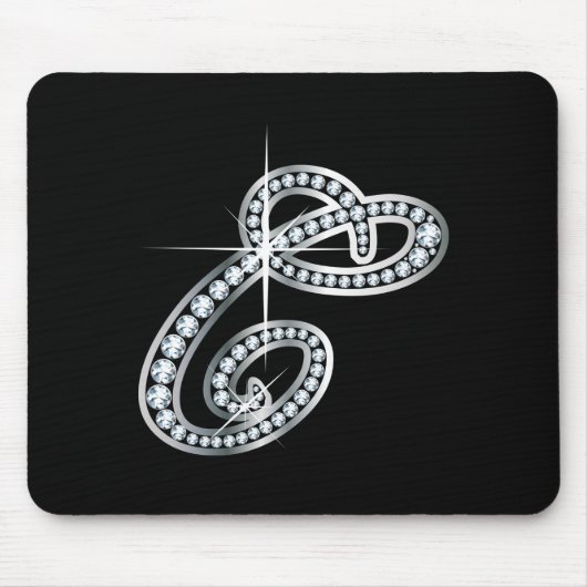 Tapis De Souris Script C "Diamond Bling" (Devant)