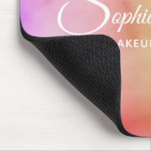 Tapis De Souris Script d'aquarelle moderne Rainbow Pastel - Mousep (Coin)