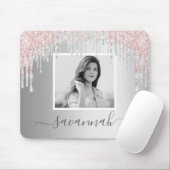 Tapis De Souris Script de nom photo de la parties scintillant d'ar (Avec souris)