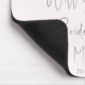 Tapis De Souris Script de proposition de demoiselle d'honneur mini (Coin)