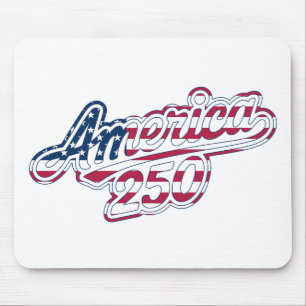 Tapis De Souris Script Drapeau Semiquincentenaire America 250