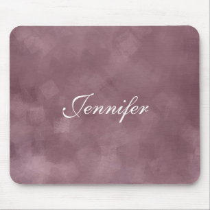 Tapis De Souris Script main Rose or couleur or tendance Modèle mod