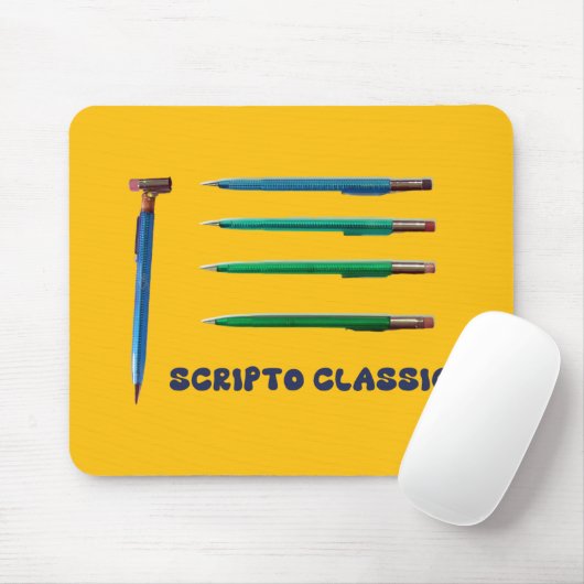 Tapis De Souris Scripto Crayons mécaniques classiques (Avec souris)
