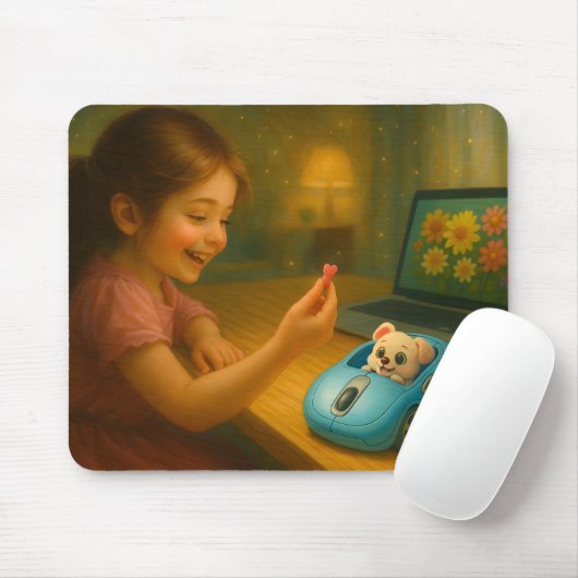 Tapis De Souris Scrolling Fairytale. (Avec souris)