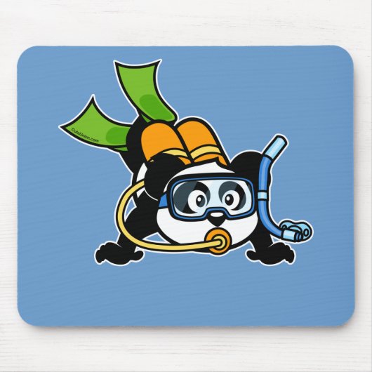 Tapis De Souris Scuba Panda (Devant)