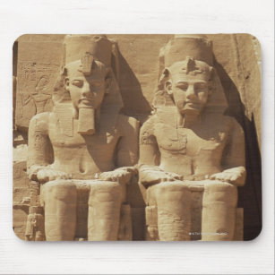 Tapis De Souris Sculptez Abu Simbel - au Caire, Egypte