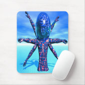 Tapis De Souris Sculpture extraterrestre (Avec souris)