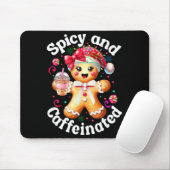 Tapis De Souris Scy And Caffeinated Coffee Cute Gingerbread Christ (Avec souris)