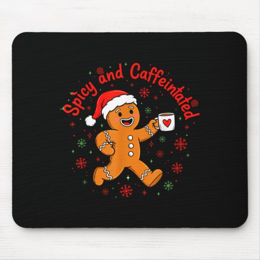 Tapis De Souris Scy And Caffeinated Coffee Men Women Gingerbread C (Devant)